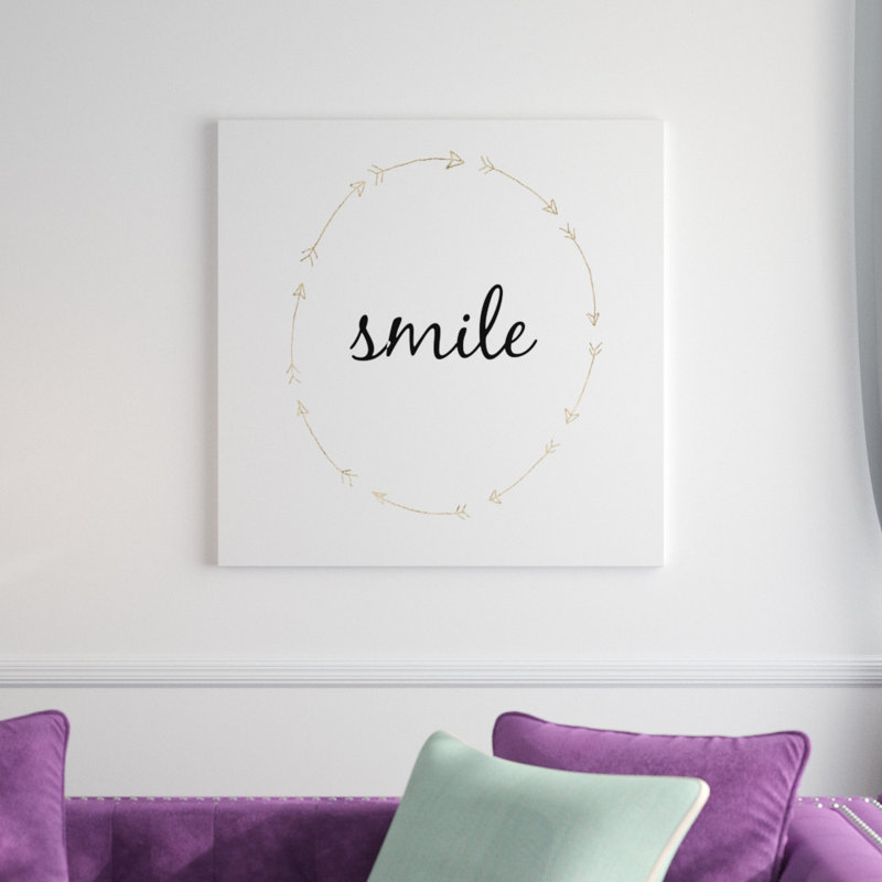 Golden Quote III by Anna Hambly - Wrapped Canvas Print, 76cm H x 76cm W