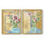 Fleurs en bouteille I - reproduction encadrée de qualité supérieure - prête à être accrochée - aucun clou requis - aucun clou requis-710577824-710577825