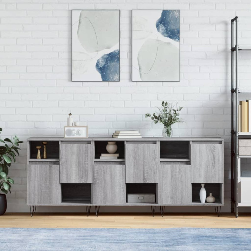 Berneice 180cm Sideboard, Grey Sonoma