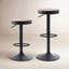 Tabouret de bar pivotant en bois massif l 15,2 po Jaina -1447778122-1447778123