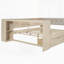 Wood Platform Bed with Storage Shelves, Drawers, Charging Station and Upholstered Headboard-537866187-537866184