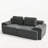85" Wide Loveseat With Track Arms And Plush Cushions Compression Sofa-1774623663