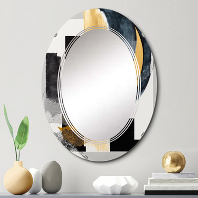 Miroir mural Quintilia Glam Art Deco Abstract I