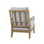 Fauteuil d'appoint avec cadre en bois massif-1158498050