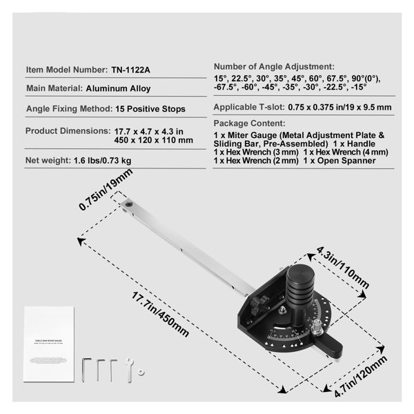 Dimensions du produit
