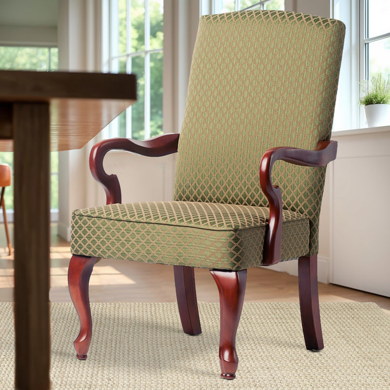 Arliana Upholstered Armchair, Green