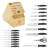 ZWILLING Twin Signature 19-Piece German Knife Set with Block, Made in Company-Owned German Factory with Special Formula Steel perfected for almost 300 Years