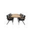 Anoki 8 - Person Teak Patio Dining Set with Extendable Rectangular Table