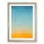Airplane At Sunset In Abstract - Single Picture Frame Painting-55547661-55547663