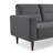 Heros 84.3" W Linen Blend Square Arm 3-Seater Sofa-531502348