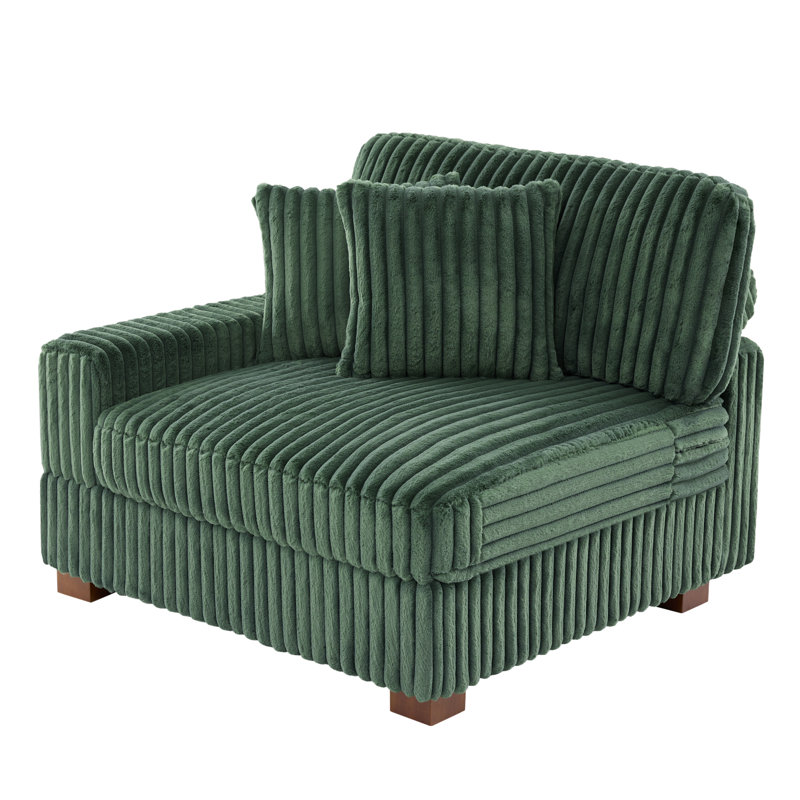 104.9Cm Wide One Arm, Green