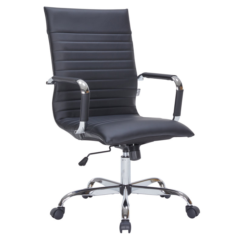 Fauteuil de conférence ergonomique Sorrells, Noir