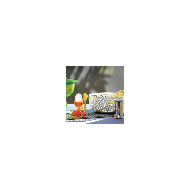 Cactus Steel Fruit Bowl, Super White, Small