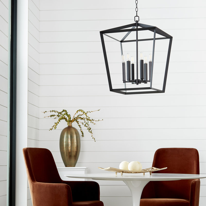 Hyperion 6 - Light Chandelier, Black