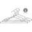 Metal Standard Hanger for Suit/Coat