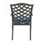 Ensemble repas d'extérieur en aluminium avec coussin-111332974