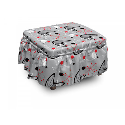 Box Cushion Ottoman Slipcover