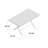 Copher Rectangular Wicker/Rattan Outdoor Folding Dining Table-23847935