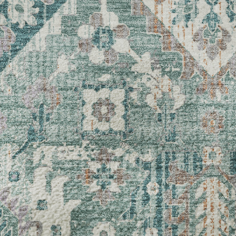 Premium Machine Washable Ariel Global Rug, Rectangle 3' x 5'
