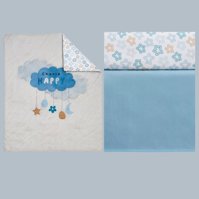 Ensemble de literie pour lit de bébé 3 pièces Oxford