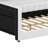 Modern Upholstered Platform Bed with Integrated USB Charging and Ambient LED Strip-1004247790
