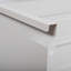 Classeur vertical verrouillable en métal robuste à 4 tiroirs sur roulettes pour la maison et le bureau, noir / blanc-293566795