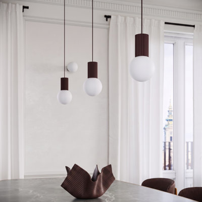 Halo - Light Brushed Nickel Pendant