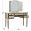 Ensemble de meuble-lavabo de chambre à coucher contemporain avec tiroirs pliables-1876069102