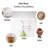 Over The Door Hook Rack with 4 Ball Ends-114883999
