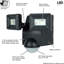 Projecteur de sécurité à mouvement IQ America 700 lumens-46304872