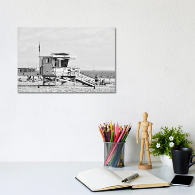 Lifeguard Tower 18 1 Piece Wrapped Canvas Wall Art