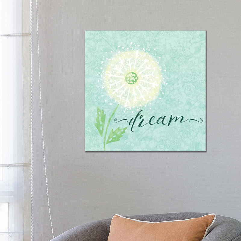 Dandelion Wishes I 1 Piece Wrapped Canvas Wall Art, 66.04 cm H x 66.04 cm W x 1.91 cm D