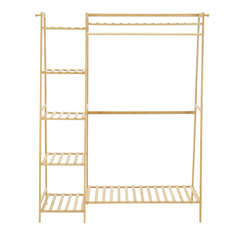 Aderhold 130cm Clothing Rack, Natural