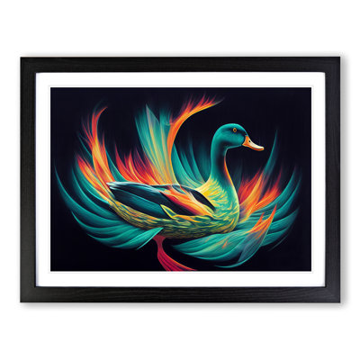 Flourishing Duck - Single Picture Frame Print