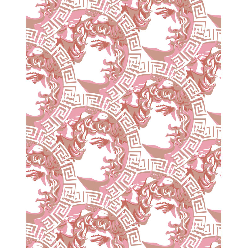 Holzman 7m x 75cm Wallpaper Roll, Pink
