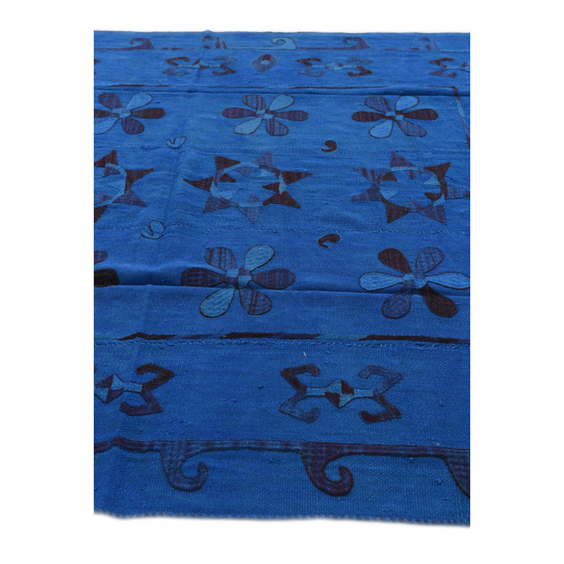 Tapis bleu 5x8 Perry