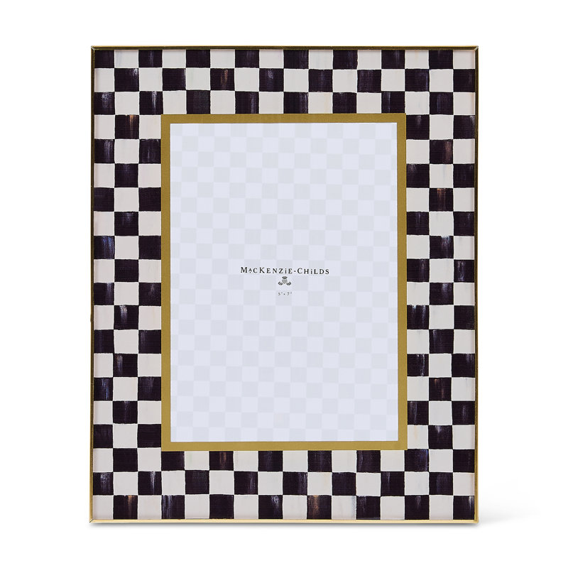 Courtly Check Glass Frame, 5" W X 7" H