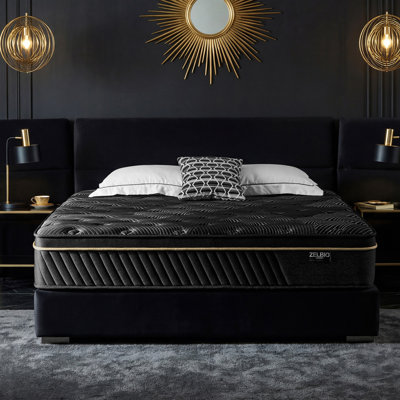 Matelas hybride en mousse viscoélastique gélifiée 14 pouces pour grand lit