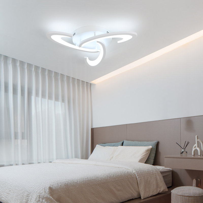 Bridy 3-Light 53Cm LED Semi Flush Mount Ceiling Light