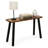 Solid Walnut Console Table with Metal Legs-450822832