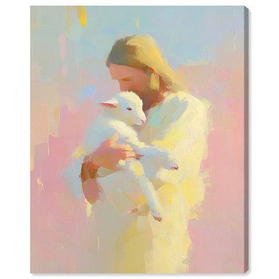 Good Shepherd Canvas Print Christianity Art by Art Remedy, Gallery Wrapped, 30 x 36
