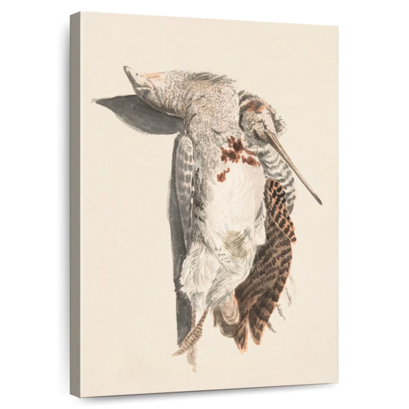 Deux oiseaux morts, 39" H x 26" W