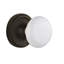 Classic Rosette with White Porcelain Door Knob-864369196-868886635