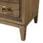 Table de chevet 3 tiroirs avec finition latte - Placages, conception moderne, dessus doublé en feutre, poids inférieur de 77,74 lb, largeur des tiroirs de 25,76 po, profondeur de 16,76 po, poids