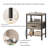 Multi-Functional Bedside Table With Charging Station & Adjustable Fabric Drawer-1696999415