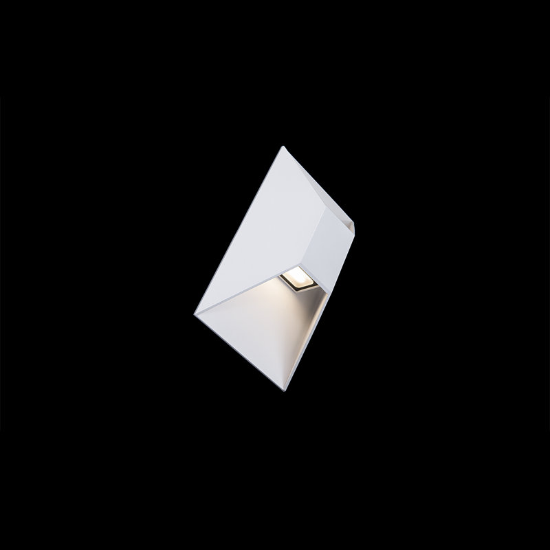 Maglev 2 - Light LED Flush Mounted Sconce, 3500K, 10" H x 5.5" W x 3.625" D, White