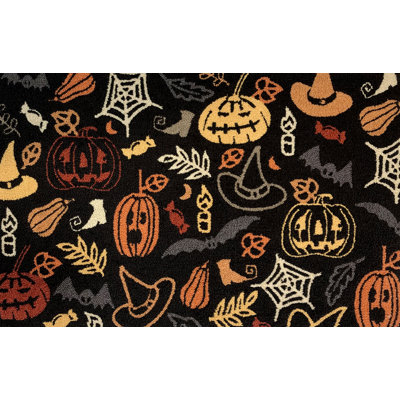 Halloween Icon Grey Size 30"X48"