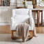 Chaise berçante moderne avec accoudoirs 27,2 po-177381718