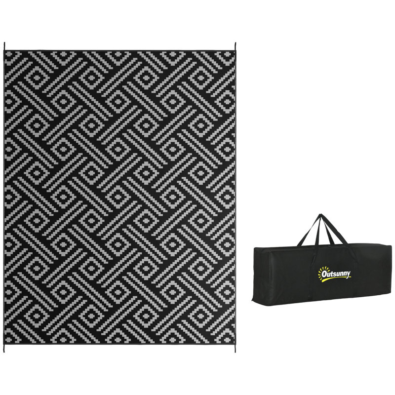 Reversible Outdoor Rug, Rectangle 12' x 9'