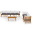 Chaise longue avec coussins 4 pièces Damita-918058753